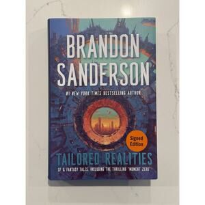 Brandon Sanderson SIGNED AUTOGRAPH Tailored Realities FIRST EDITION #3